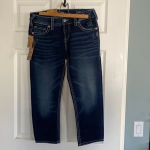 Silver Suki mid-capri NWT size 31/24